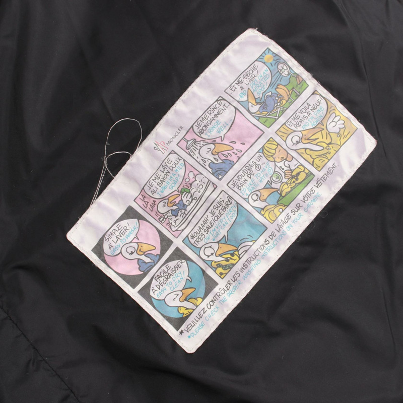 MONCLER FLAMMETTE 羽絨外套 #0 連帽衫 4993105 尼龍 黑色 二手 女款-10