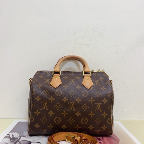 LV 路易威登 speedy25 波士頓枕頭包