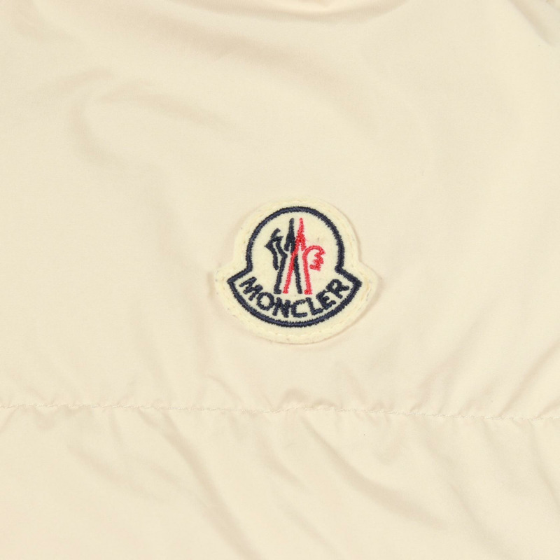 MONCLER MAUZUN 羽絨外套 聚酯纖維 米色 #0 二手 女款-5