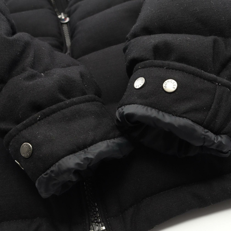 MONCLER MONTGENEVRE Montgenevre 羽絨外套 G20911A53700 羊毛 黑色 二手 男款-6