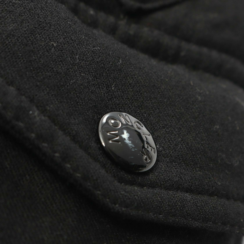 MONCLER MONTGENEVRE Montgenevre 羽絨外套 G20911A53700 羊毛 黑色 二手 男款-7