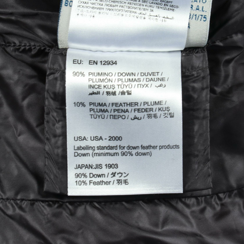 MONCLER HERMINE 帶帽羽絨外套 尼龍灰色 #0 二手女款-4