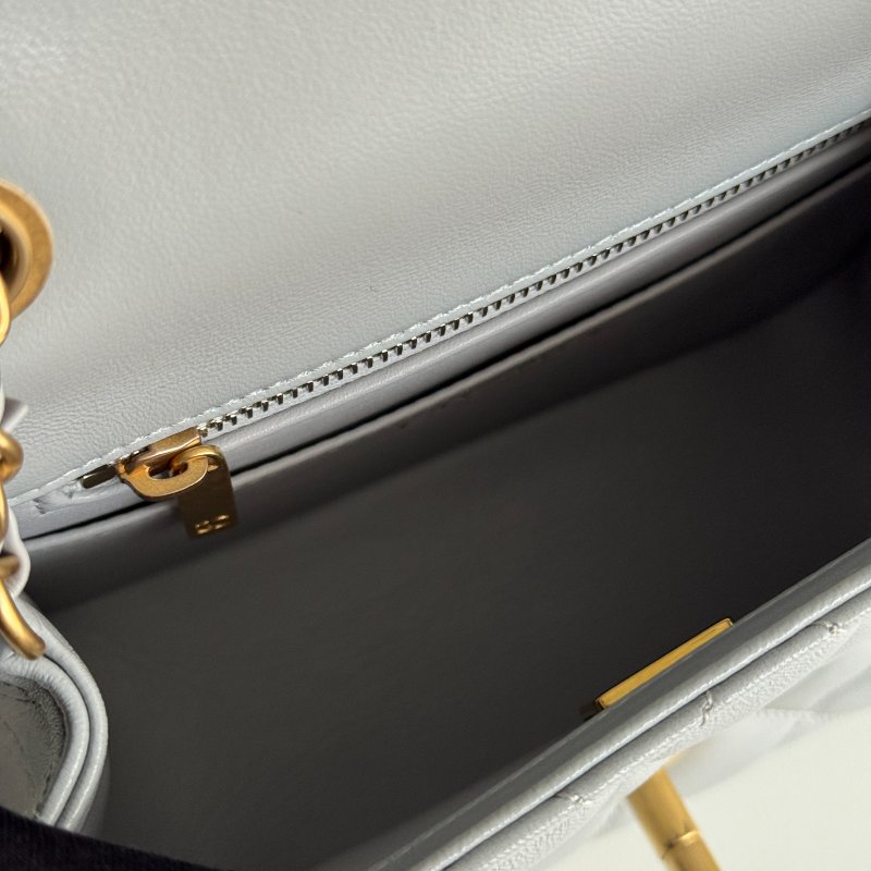 99新🆕 Chanel 香奈兒 金球方胖子 灰色金釦-12