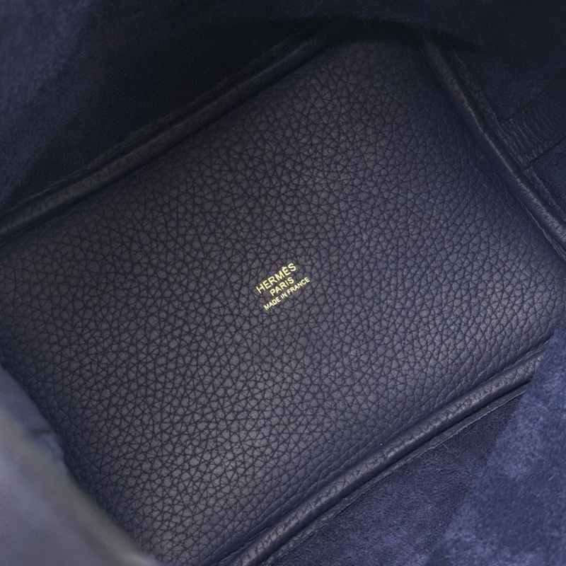 【罕有顏色✨狀況超好❗️全網最低價】Hermes 愛馬仕 Picotin 18 菜籃子 紫藍色 金扣-5
