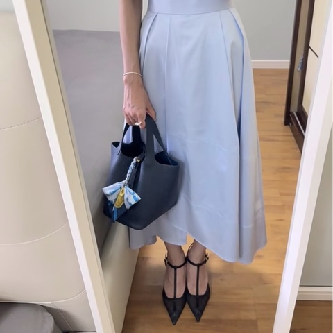 【罕有顏色✨狀況超好❗️全網最低價】Hermes 愛馬仕 Picotin 18 菜籃子 紫藍色 金扣