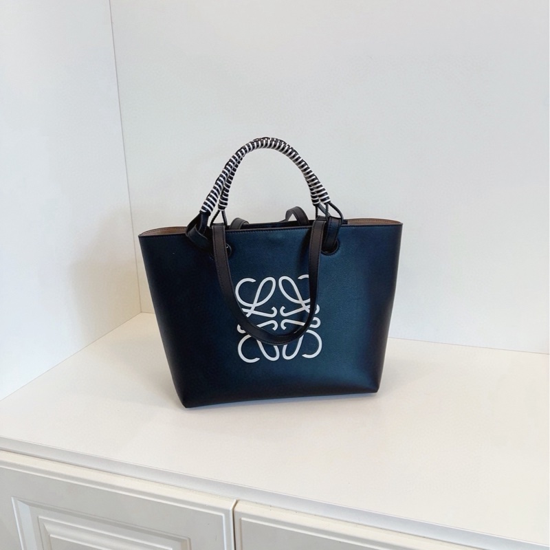 【98新🆕】Loewe Anagram Tote Bag🐼全皮黑白熊貓配色 手提包-1
