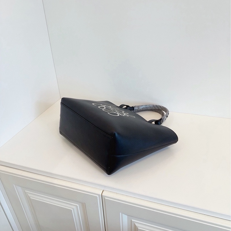 【98新🆕】Loewe Anagram Tote Bag🐼全皮黑白熊貓配色 手提包-5