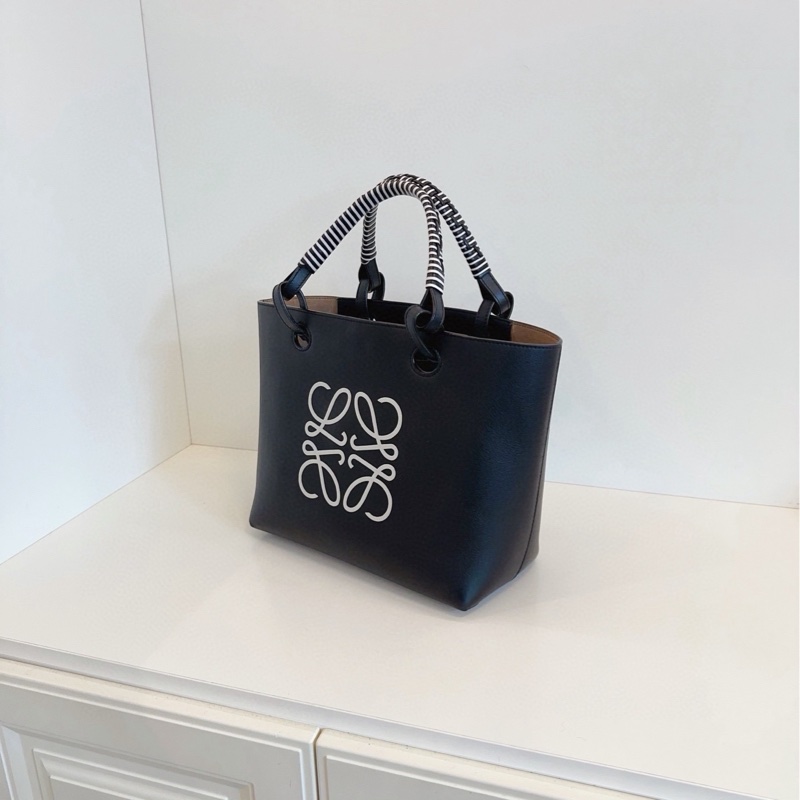 【98新🆕】Loewe Anagram Tote Bag🐼全皮黑白熊貓配色 手提包-6