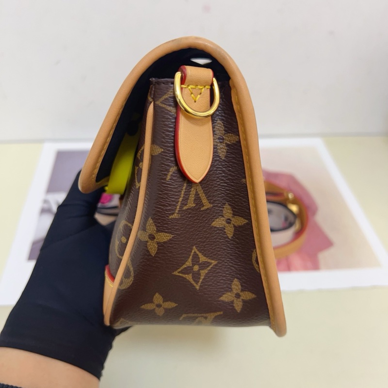 99新，路易威登LV Diane PM經典老花法棍包-5