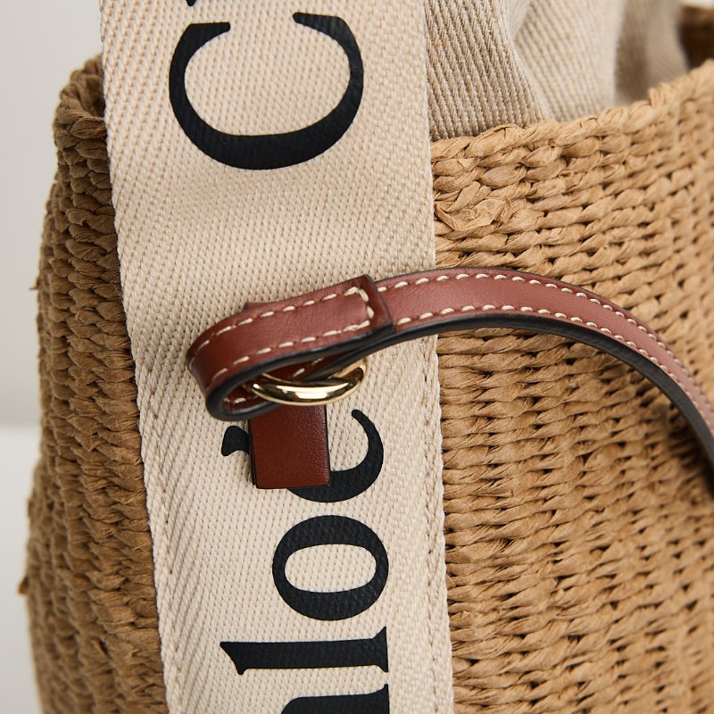 二手Chloé 草編水桶包-2