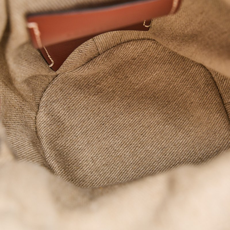 二手Chloé 草編水桶包-14