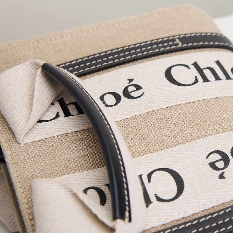 二手Chloé woody tote mini/深藍-3