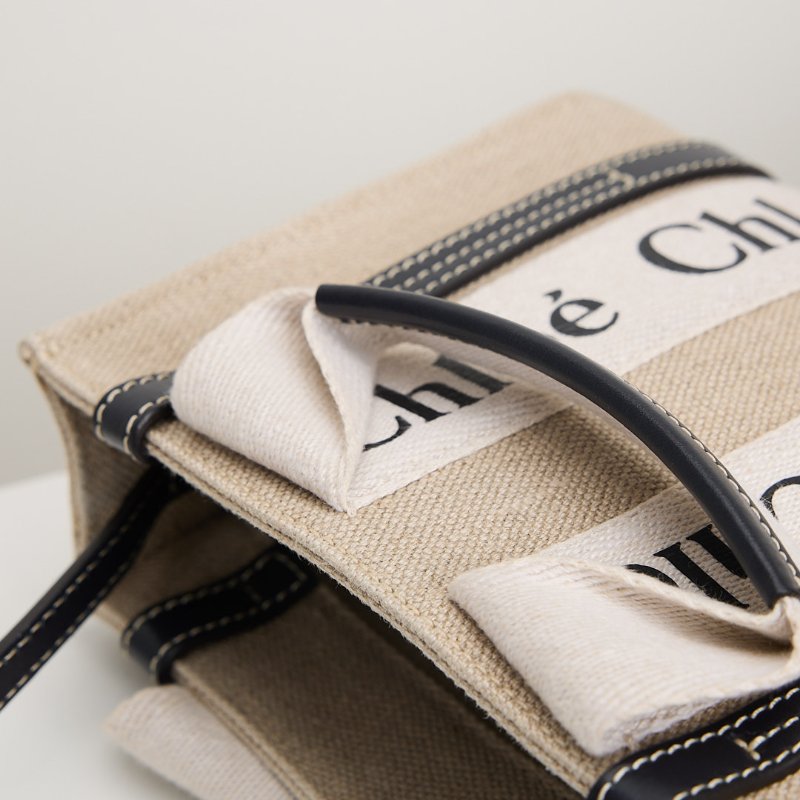 二手Chloé woody tote mini/深藍-7