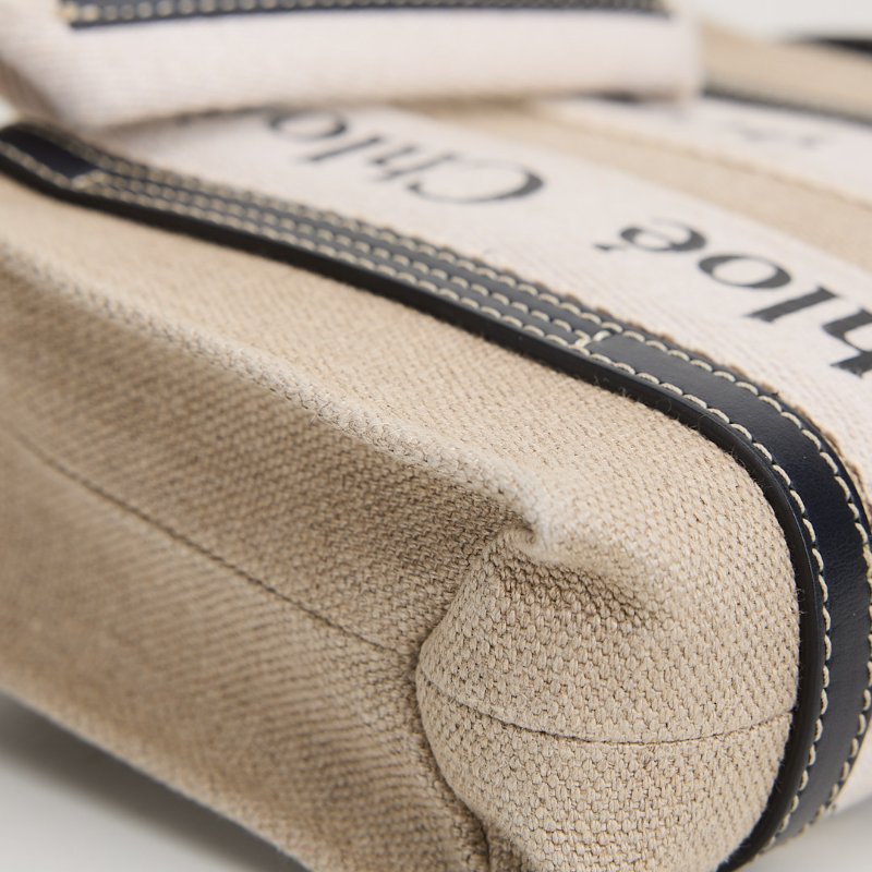 二手Chloé woody tote mini/深藍-10