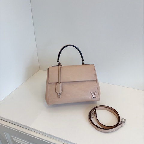 【98新🆕】LV  克魯尼 Cluny BB 水波紋手提包 經典奶茶色   斜挎包