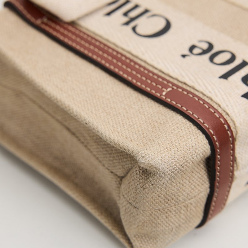 二手Chloé Woody tote mini 棕-17