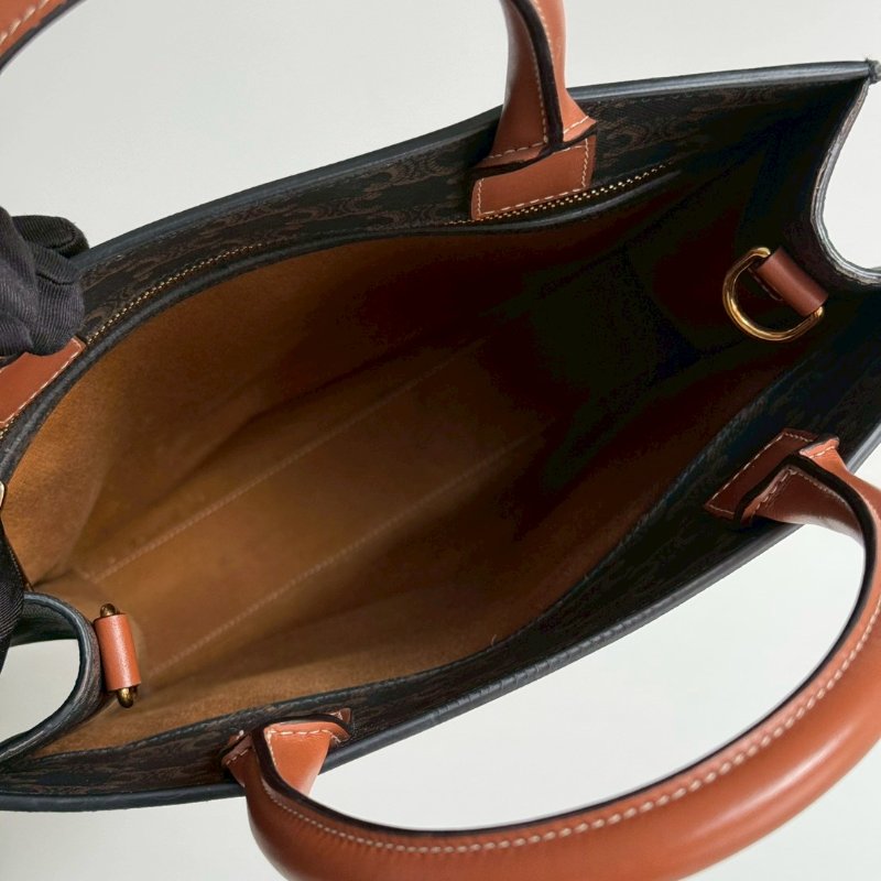 98新✨ Celine 瑟琳 Vertical Cabas 老花托特包-6