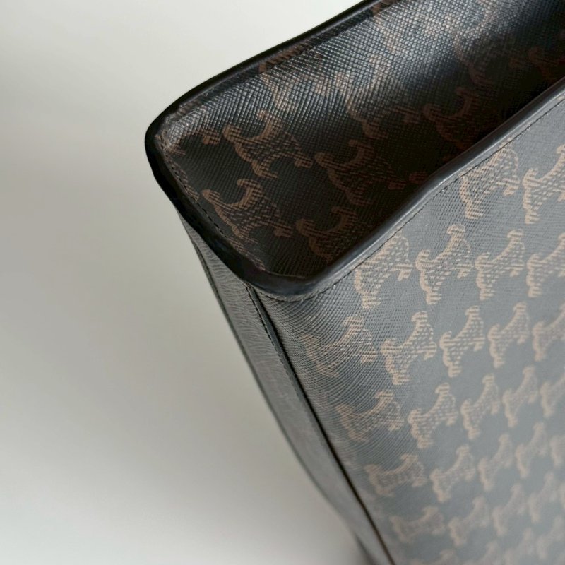 98新✨ Celine 瑟琳 Vertical Cabas 老花托特包-8