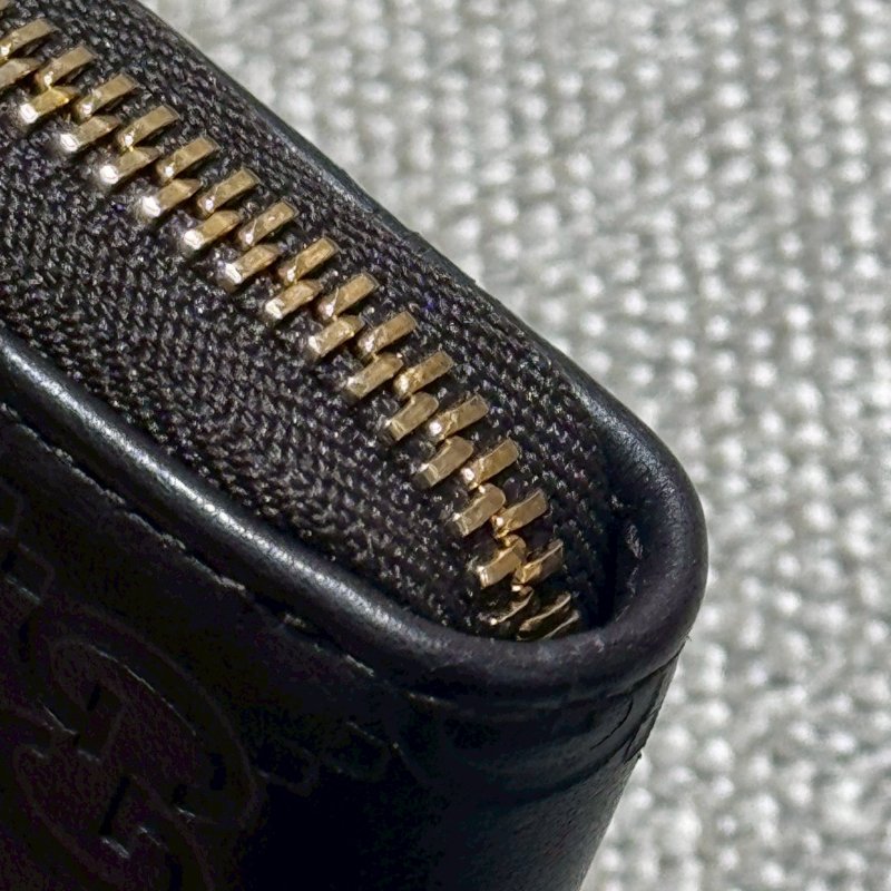 GUCCI GG 壓紋牛皮拉鍊零錢卡包-7