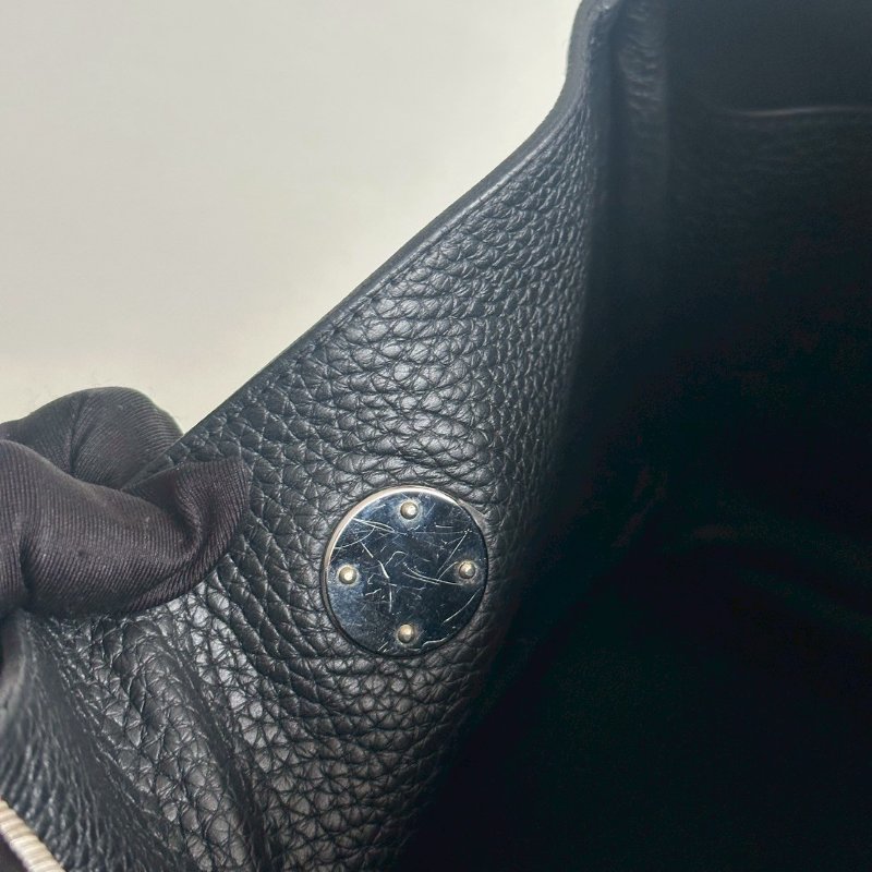 98新🖤 Hermès 愛馬仕 Lindy 26 黑色銀釦-11