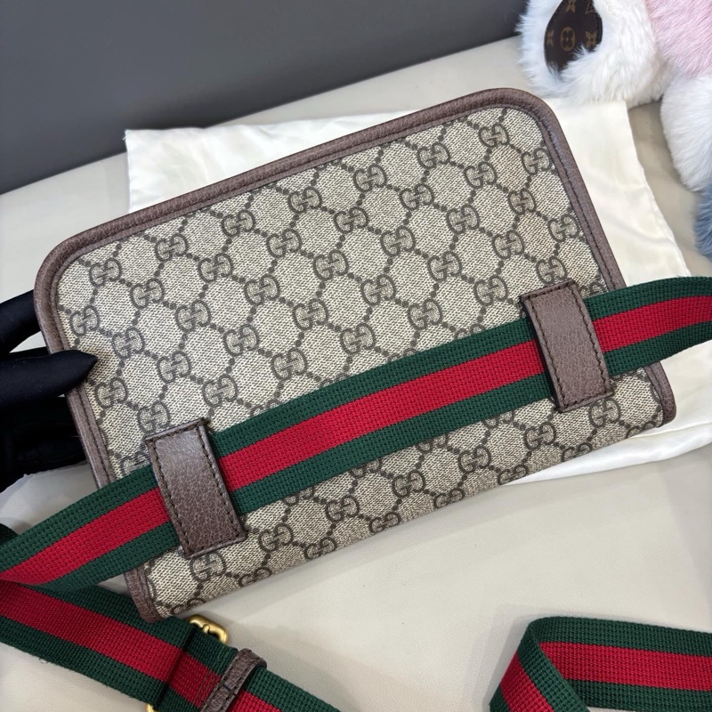 Gucci 虎頭胸包腰包-4