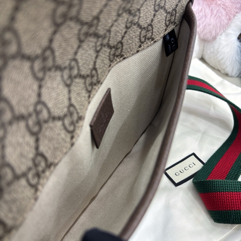 Gucci 虎頭胸包腰包-8