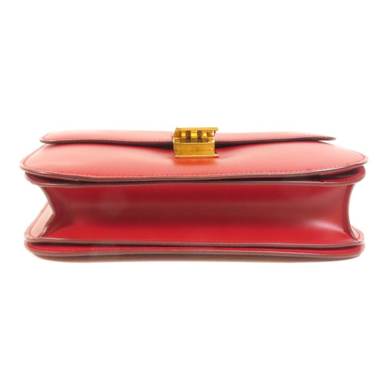 CELINE 牛皮皮革Classic Bag Medium金扣肩背袋-3