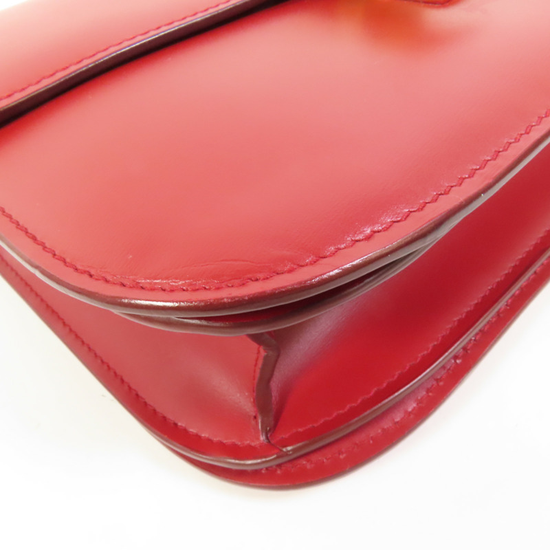 CELINE 牛皮皮革Classic Bag Medium金扣肩背袋-10