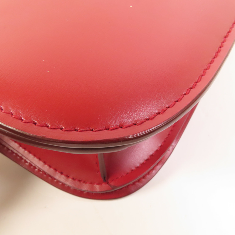 CELINE 牛皮皮革Classic Bag Medium金扣肩背袋-11