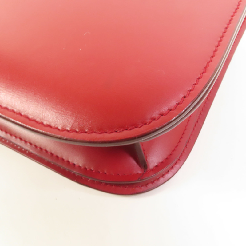 CELINE 牛皮皮革Classic Bag Medium金扣肩背袋-12