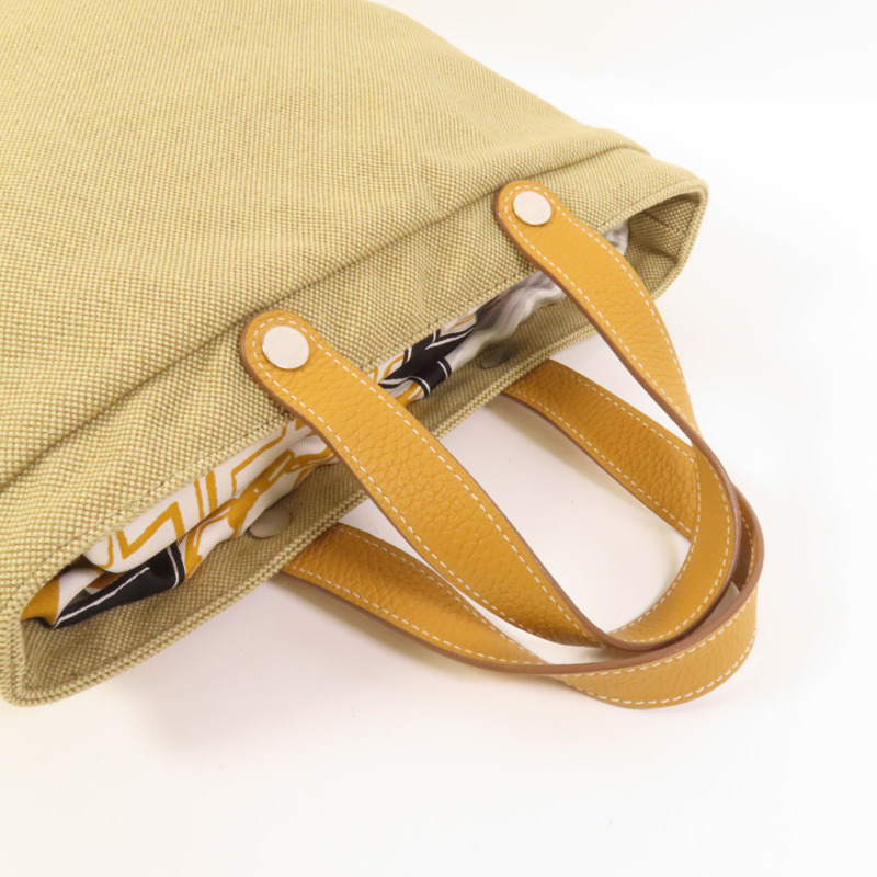 HERMES 帆布Petit H Tote Bag手挽袋-4