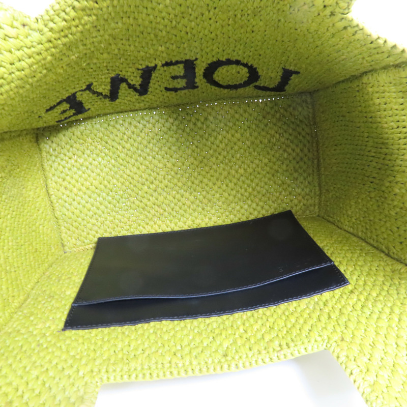 LOEWE Raffia Font Medium Tote手挽肩背兩用袋-4