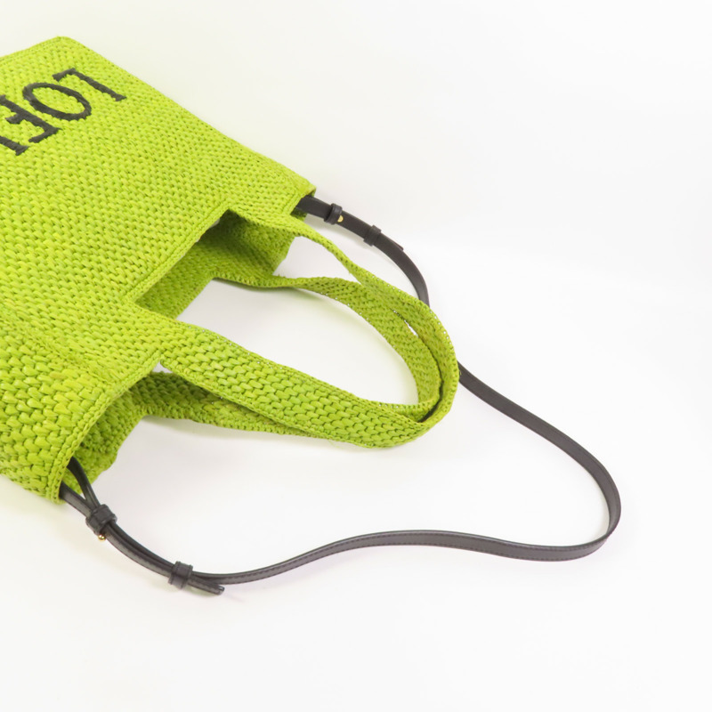 LOEWE Raffia Font Medium Tote手挽肩背兩用袋-5