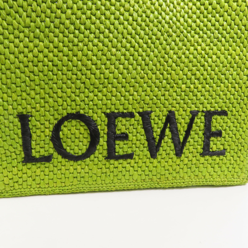 LOEWE Raffia Font Medium Tote手挽肩背兩用袋-6