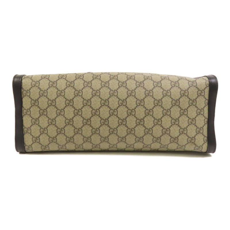 GUCCI 塗層帆布Padlock Medium Chain Shoulder Bag金扣鏈帶肩背袋-3