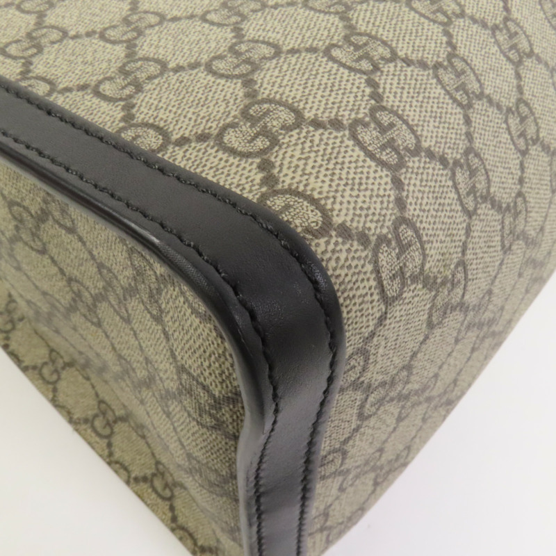 GUCCI 塗層帆布Padlock Medium Chain Shoulder Bag金扣鏈帶肩背袋-12