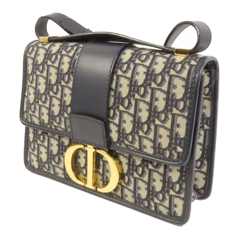 Dior 帆布Montaigne 30金扣肩背袋-2