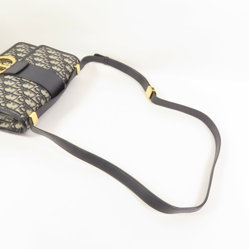 Dior 帆布Montaigne 30金扣肩背袋-5