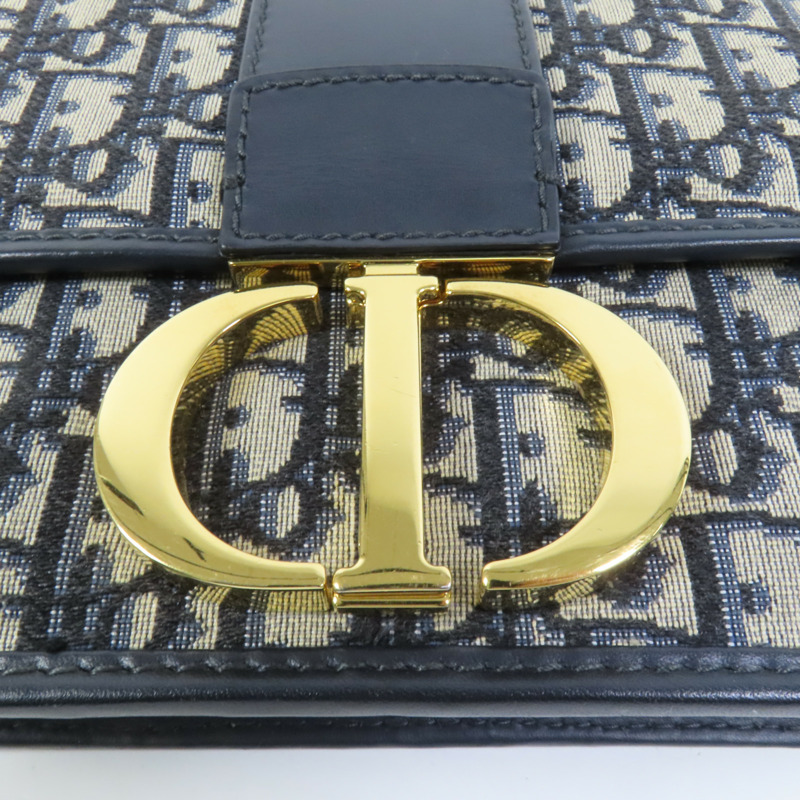 Dior 帆布Montaigne 30金扣肩背袋-7