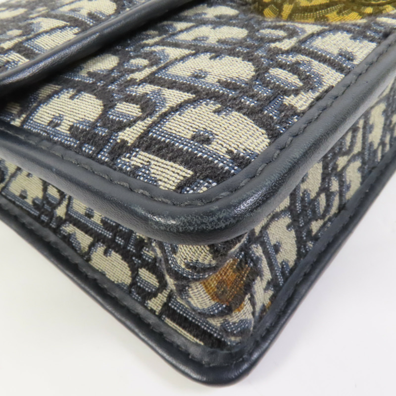 Dior 帆布Montaigne 30金扣肩背袋-12