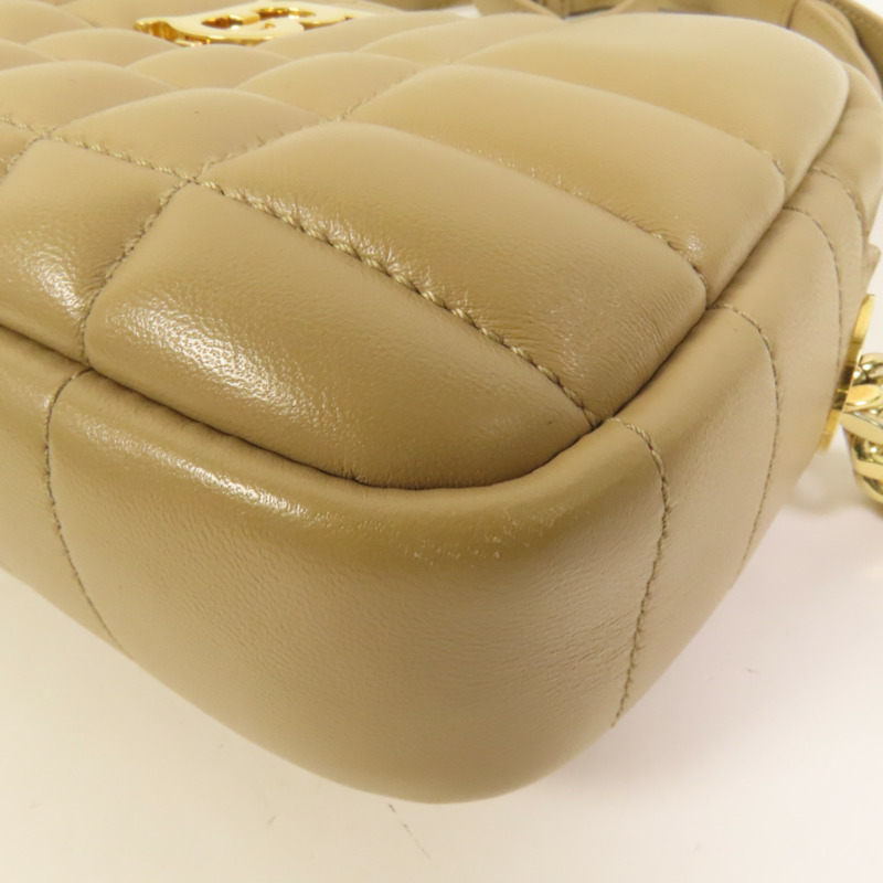 BURBERRY 羊皮皮革Mini Lola Camera Bag金扣肩背袋-10