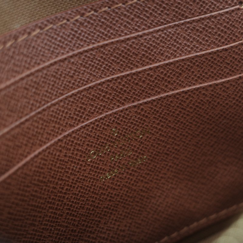 (近新閒置♥️配件齊全)Louis Vuitton 路易威登 IVY 棕色花紋 鏈條 肩帶 WOC 翻蓋 單肩斜背包 兩用包-20