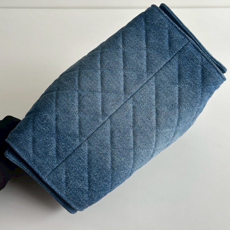 99新🆕 有購證💙 爆款🔥 Chanel 香奈兒 25 Hobo Bag 牛仔金釦小號-7