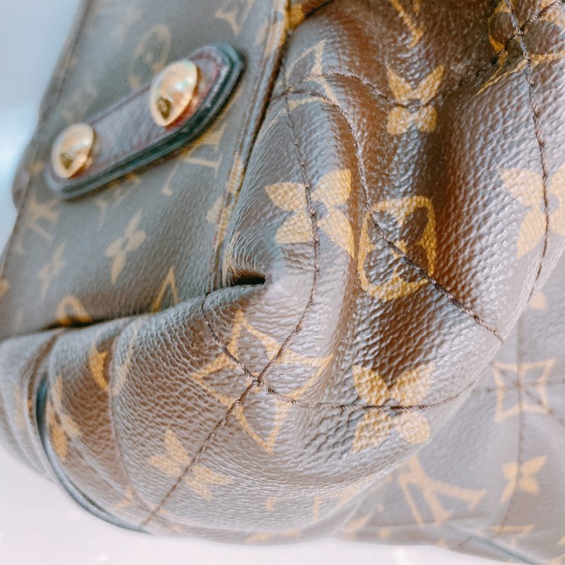 MS0597 Louis Vuitton 路易威登 稀有皮款 蛇皮 鴕鳥皮 帆布 手提包 大號 單肩 經典老花紋 Etoile Exotic Tote Bag GM Python,Ostrich and Canvas Monogram x GHW-6