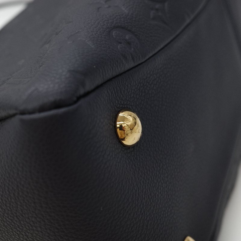 Louis Vuitton 路易威登 深藍色 牛皮 經典花紋 單肩包 斜挎包 兩用包-8