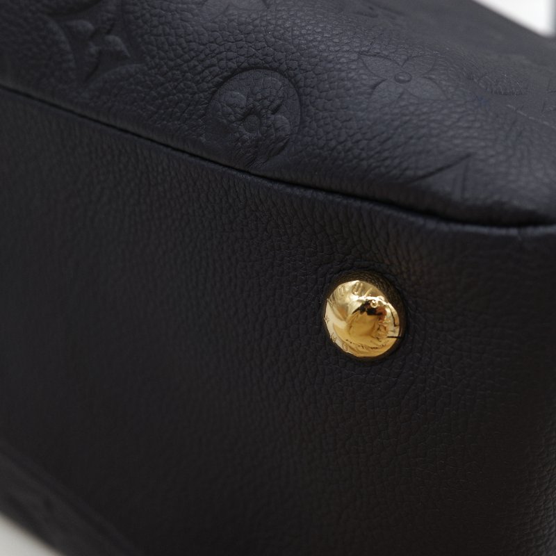 Louis Vuitton 路易威登 深藍色 牛皮 經典花紋 單肩包 斜挎包 兩用包-9