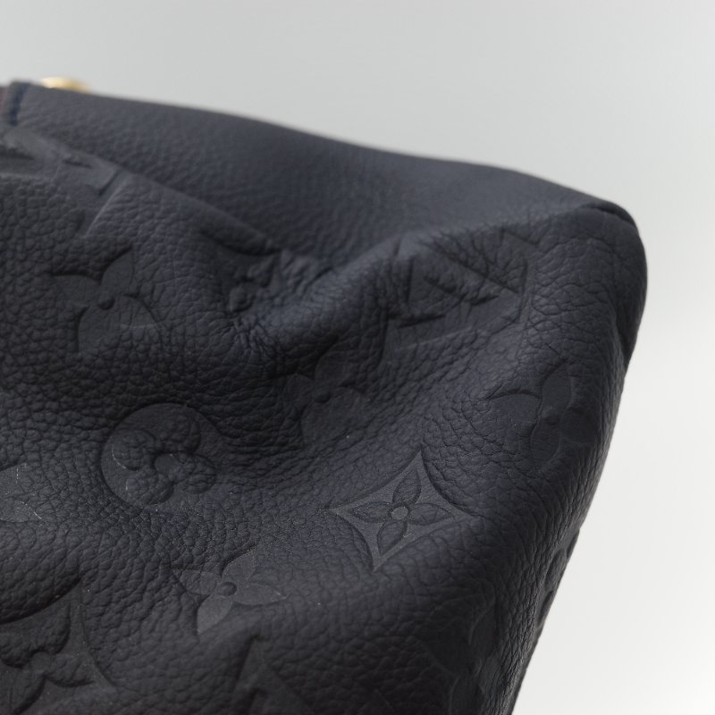 Louis Vuitton 路易威登 深藍色 牛皮 經典花紋 單肩包 斜挎包 兩用包-11