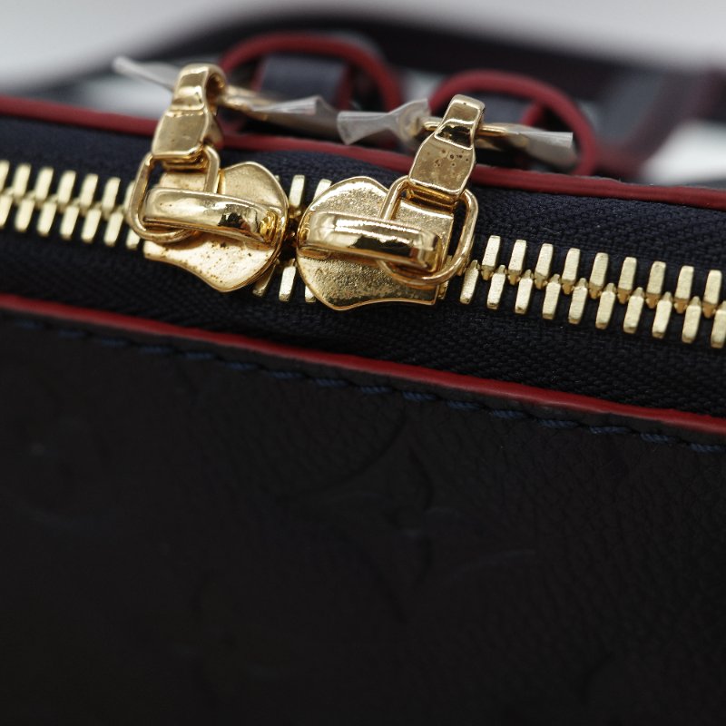 Louis Vuitton 路易威登 深藍色 牛皮 經典花紋 單肩包 斜挎包 兩用包-19