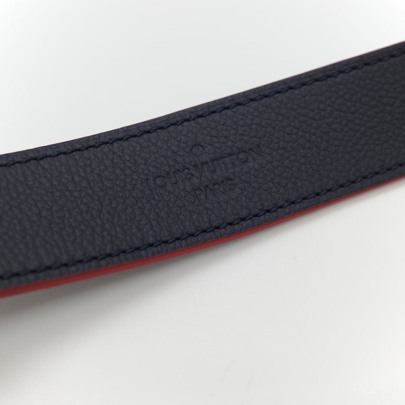 Louis Vuitton 路易威登 深藍色 牛皮 經典花紋 單肩包 斜挎包 兩用包-23
