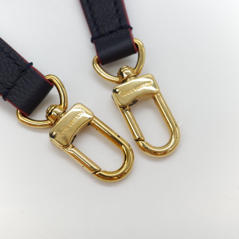 Louis Vuitton 路易威登 深藍色 牛皮 經典花紋 單肩包 斜挎包 兩用包-24